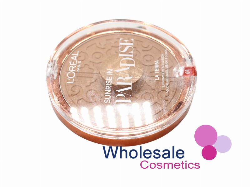 8 x L'Oreal Sunrise In Paradise La Terra Sun Powder - 01 LIGHT BRONZE